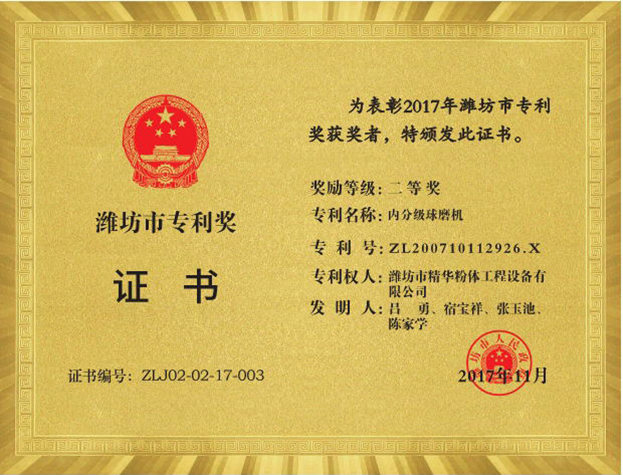 郑州市专利奖