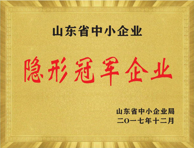 山东省中幼企业隐形冠军企业